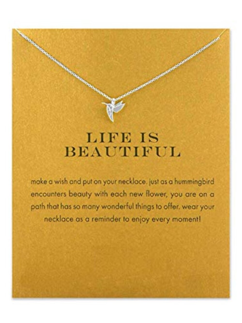 Friendship Anchor Compass Necklace Good Luck Elephant Pendant Chain Necklace